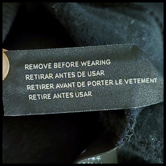 🚫SOLD🚫Coach Women's Logo Sweatshirt XL Black NWT - Picture 6 of 8